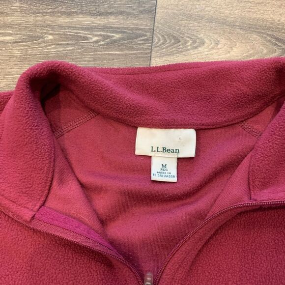 L.L. Bean Women’s lightweight fleece pullover Size Medium - Picture 2 of 4